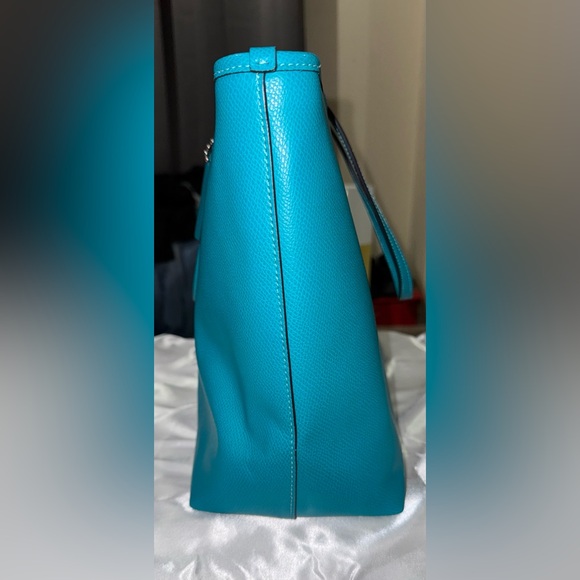 Coach Turquoise Tote Bag - Picture 4 of 12